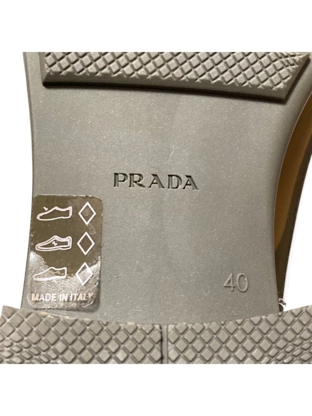 Prada Rain Boots 40 Khaki - Picture 7 of 10